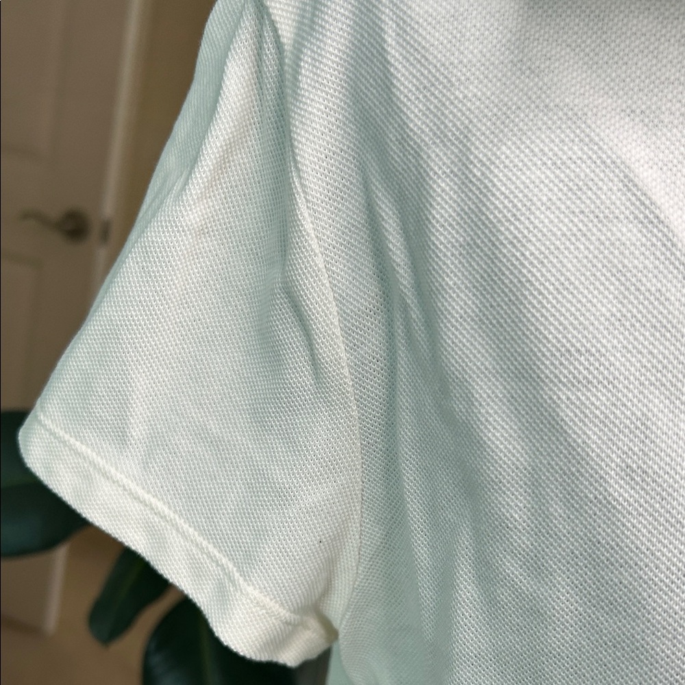 Lou & Grey Cream  COTTON Short Sleeve Polo - Picture 3 of 13